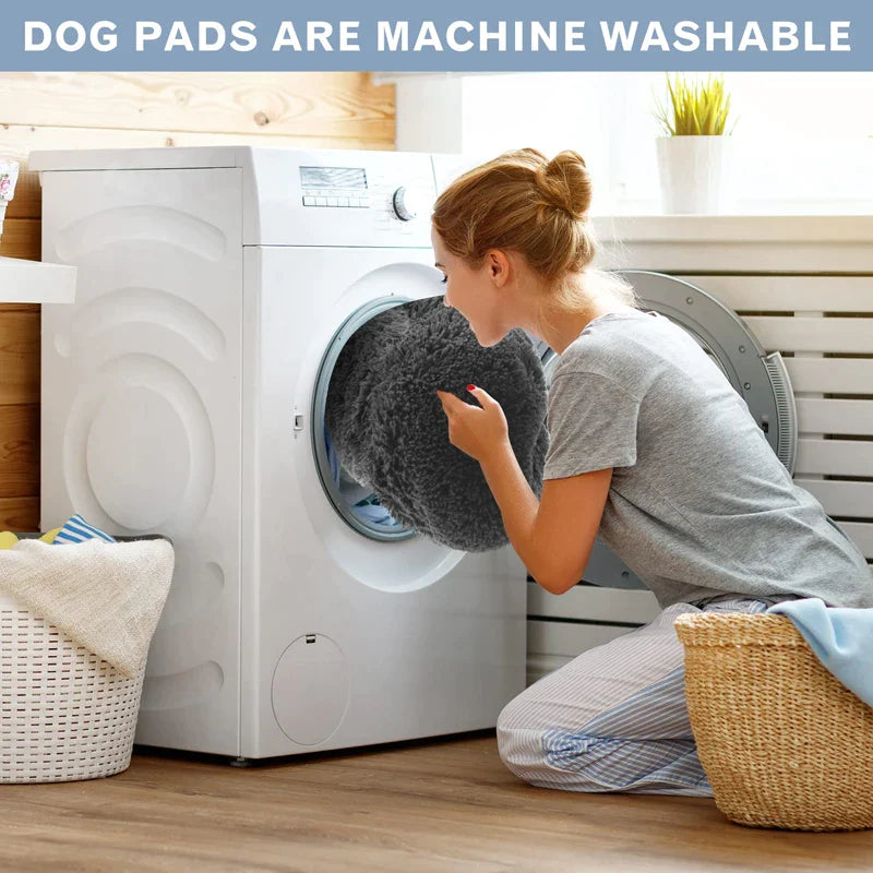 Anti Anxiety Fluffy Plush Dog Bed