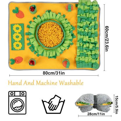 Interactive Puzzle Pet Snuffle Mat