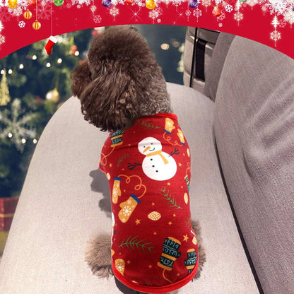 Soft Breathable Christmas Dog Shirt