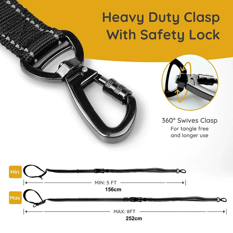 6 In 1 Adjustable Hands Free Dog Leash