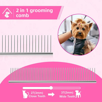 Stainless Steel Safe Dog Grooming Scissors Kit
