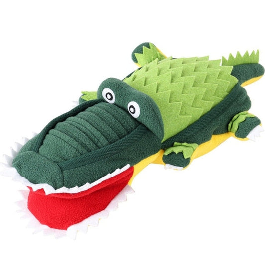 Interactive Crocodile Snuffle Toy