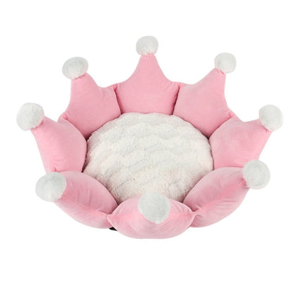 Fashion Crown Soft Dog Bed