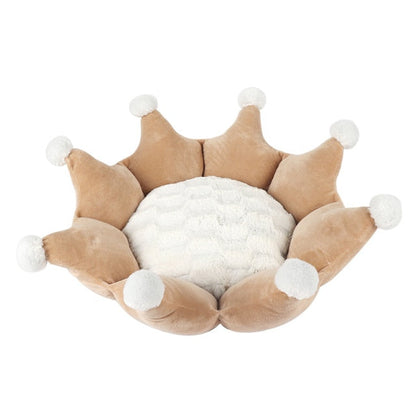 Fashion Crown Soft Dog Bed