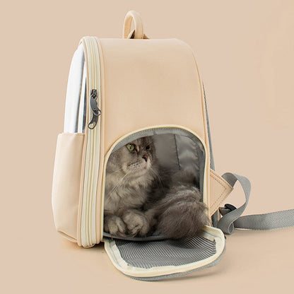 Leather Waterproof Pet Carrying Bag