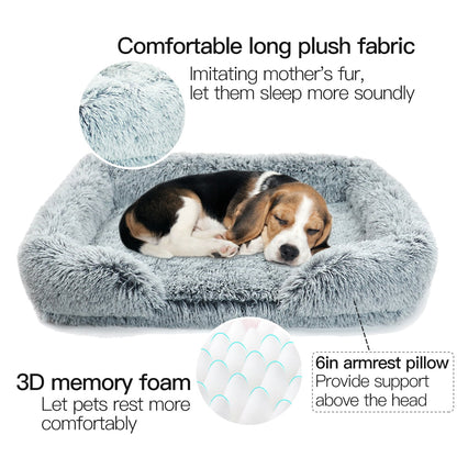 Super Large Soft Plush Dog Bed