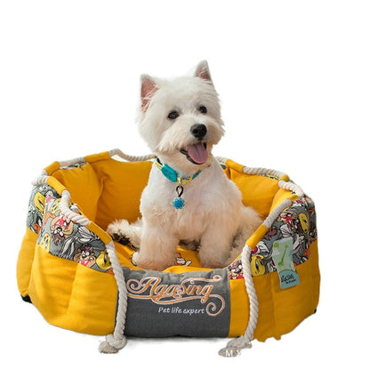 Four Seasons Winter Luxury Dog Bed