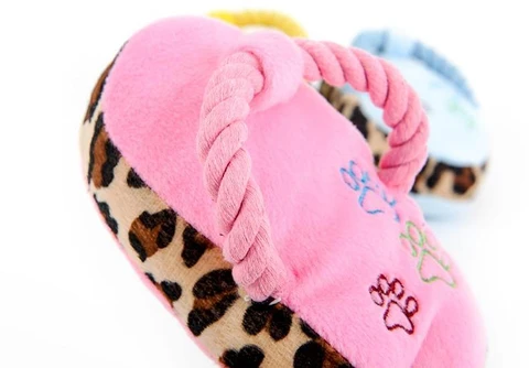 Plush Slipper Squeaky Toy