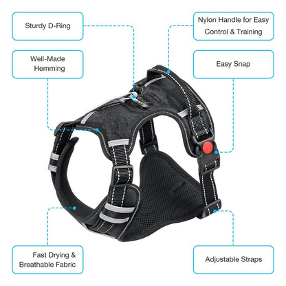 Reflective Big Dog No Pull Harness