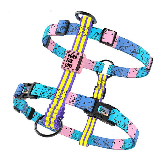 Printed Dog Pet Harness - The Bark ¡®n¡¯ Paws