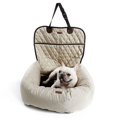 Luxury Dog Travel Car Seat Bed