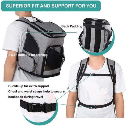 Quality Breathable Small Dog Backpack