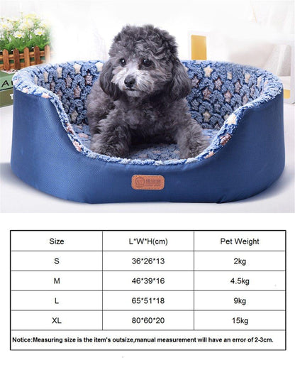 All Season Pet Dog Soft Bed - Bark ‘n’ Paws