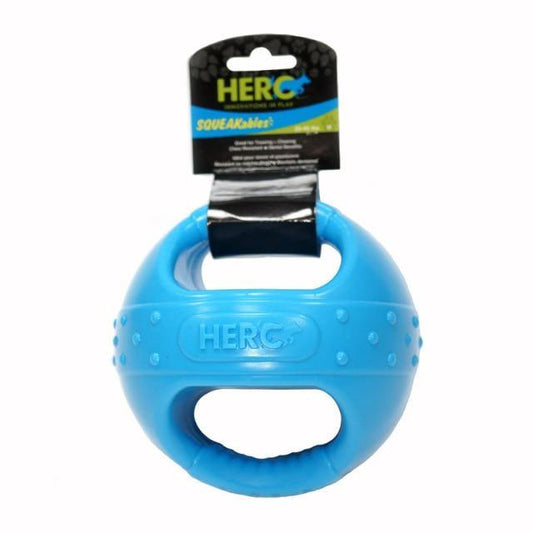 Dog Toys Handle Ball With Squeaker - Bark ‘n’ Paws