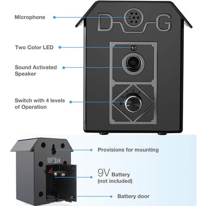 15m Range Ultrasonic Anti Dog Barking Devices