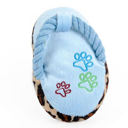Plush Slipper Squeaky Toy - The Bark ¡®n¡¯ Paws