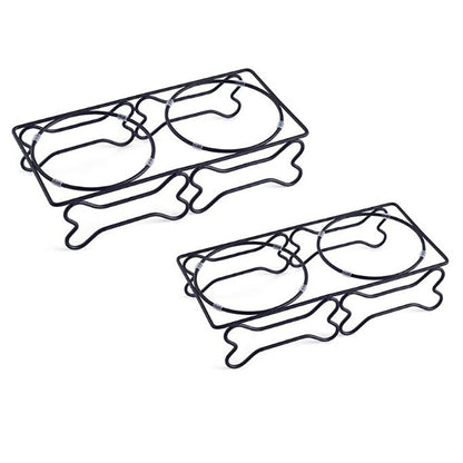 Bone Style Raised Pet Feeder