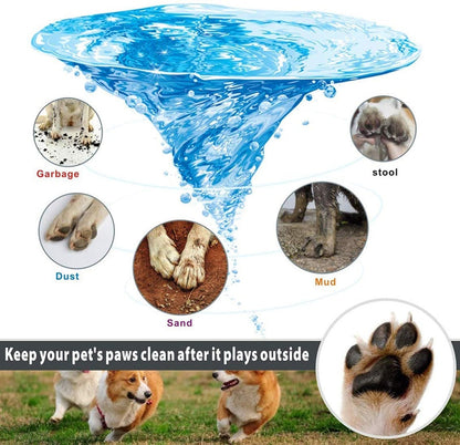 2 In 1 Soft Silicone Pet Paw Cleaner