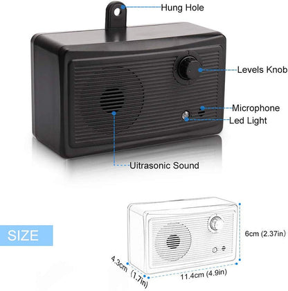 Waterproof Safe Ultrasonic Dog Anti Barking Device