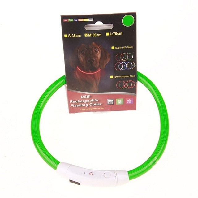 Led Usb Rechargeable Dog Collar