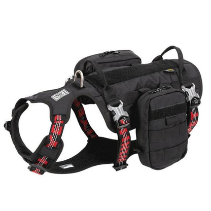 Dog Tactical Waterproof Saddle Bag Harness - Bark ‘n’ Paws