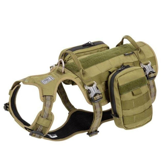 Dog Tactical Waterproof Saddle Bag Harness - Bark ‘n’ Paws