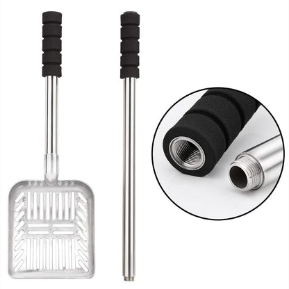 Long Handle Detachable Metal Cat Litter Scoop
