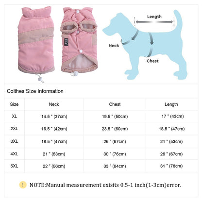 Warm Large Dog Winter Clothes