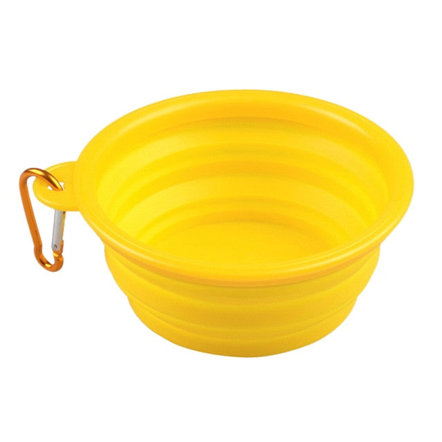 Portable Outdoor Silicone Bowl - The Bark ¡®n¡¯ Paws