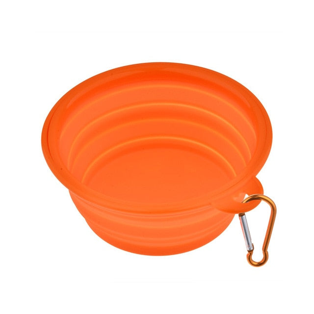 Portable Outdoor Silicone Bowl - The Bark ¡®n¡¯ Paws
