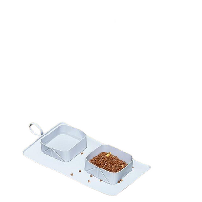 Foldable Silicone Double Bowls