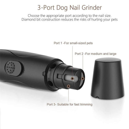Professional 2 Speed Dog Nail Grinder