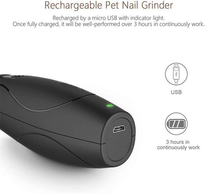 Professional 2 Speed Dog Nail Grinder