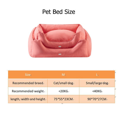 Premium Soft Suede Pet Bed