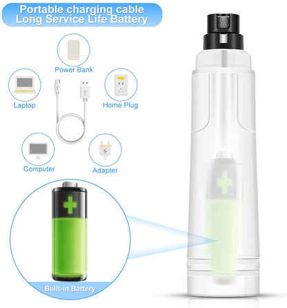 Led Light 2 Speed Pet Nail Grinder