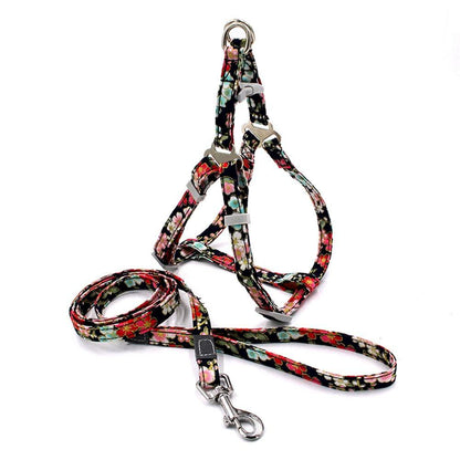 Reflective Nylon Dog Harness & Lead - Bark ¡®n¡¯ Paws