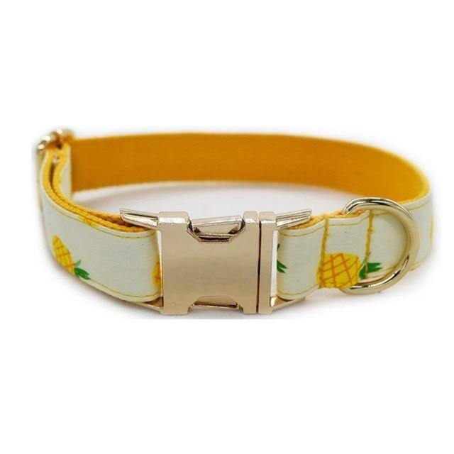 PINEAPPLE Engraved Dog Collar - Bark ¡®n¡¯ Paws