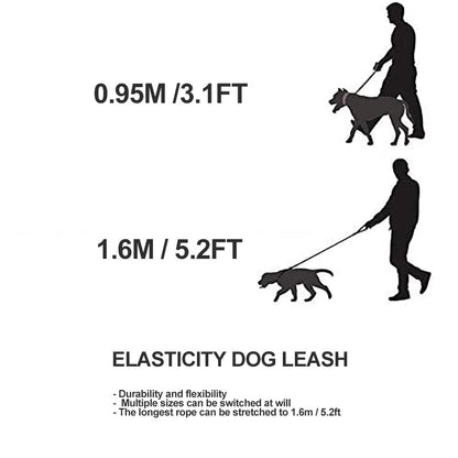Lock System Elastic Dog Leash