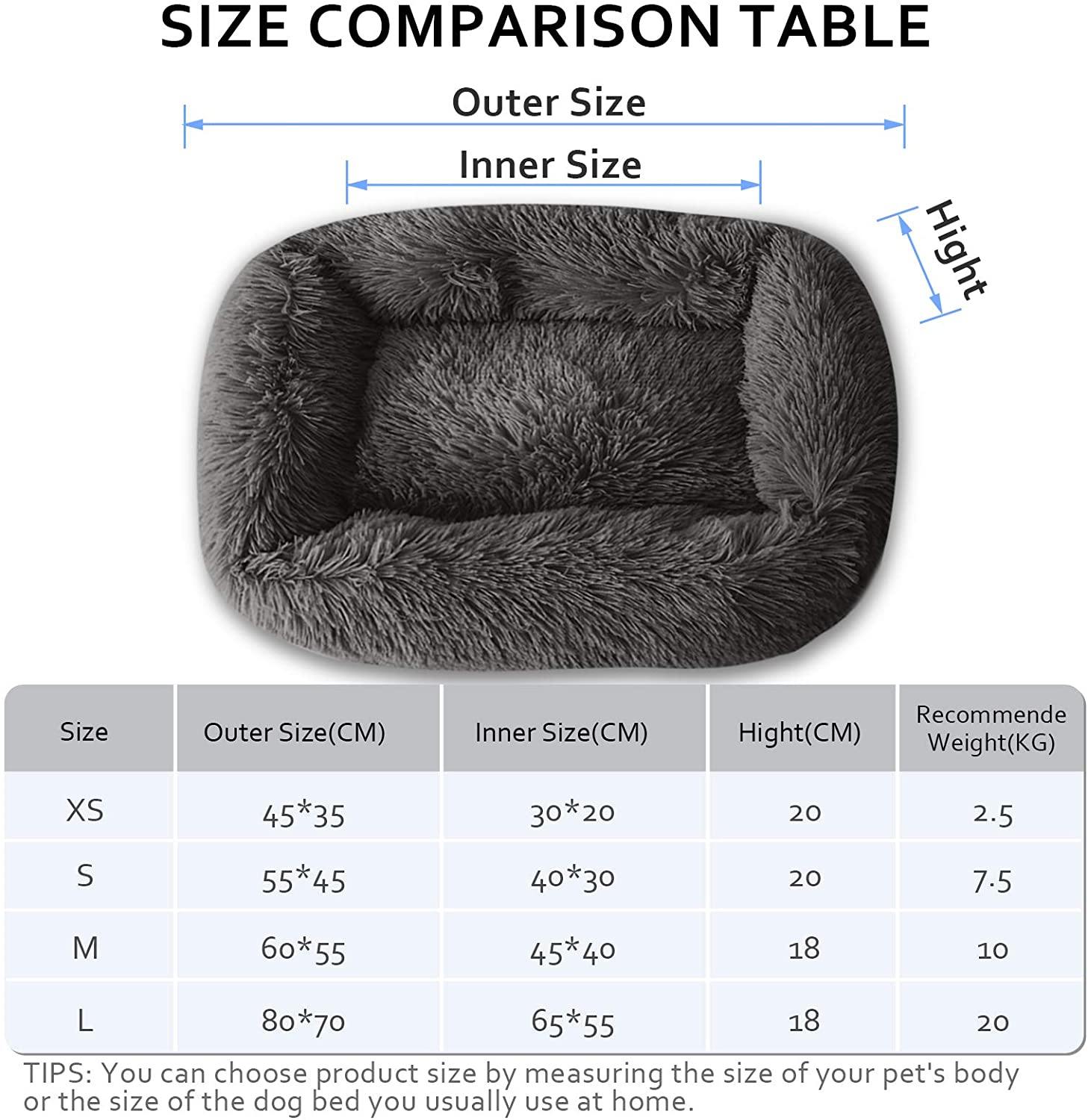 DeepSleep Calming Soft Dog Bed - Bark ‘n’ Paws