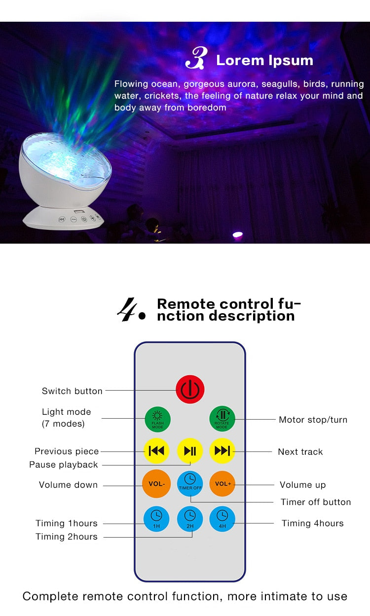 Galaxy Starry Sky Projector Led Night Light