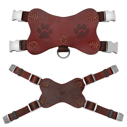 Genuine Leather Pitbull Terrier Harnesses