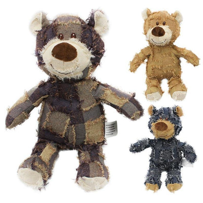 Cute Bear Dog Plush Toy Doll - Bark ‘n’ Paws