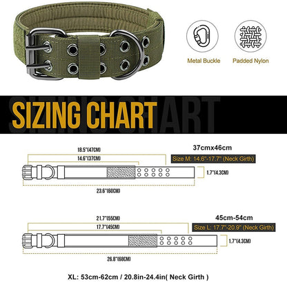 Durable Tactical Dog Collar