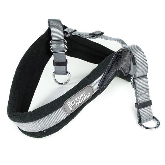 No Pull Soft Flannel Nylon Dog Harness - Bark ‘n’ Paws