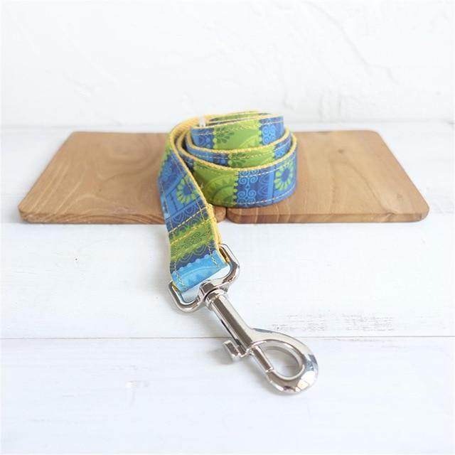 Yellow ETHNIC NATIONAL Pet Collar - Bark ¡®n¡¯ Paws