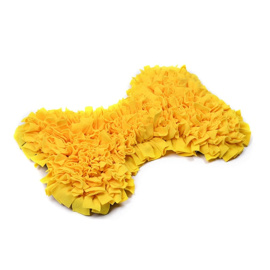 Pet Dog Yellow Bone Snuffle Mat