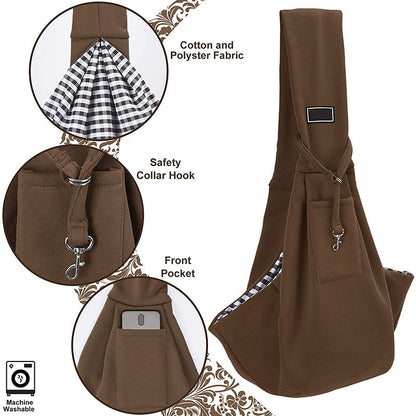 Wide Shoulder Strap Dog Sling Bag