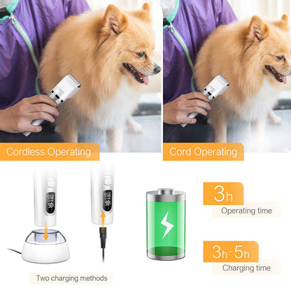 Professional Cordless Dog Hair Trimmer