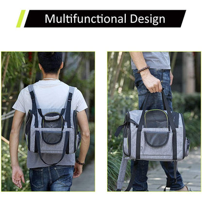 Sturdy Reflective Foldable Dog Carrier