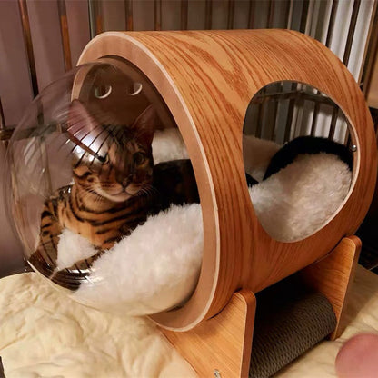 High End Handmade Solid Wood Cat Kennel